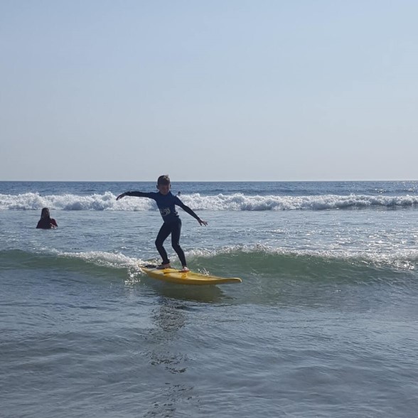 Surf school at Costa Da Caparica